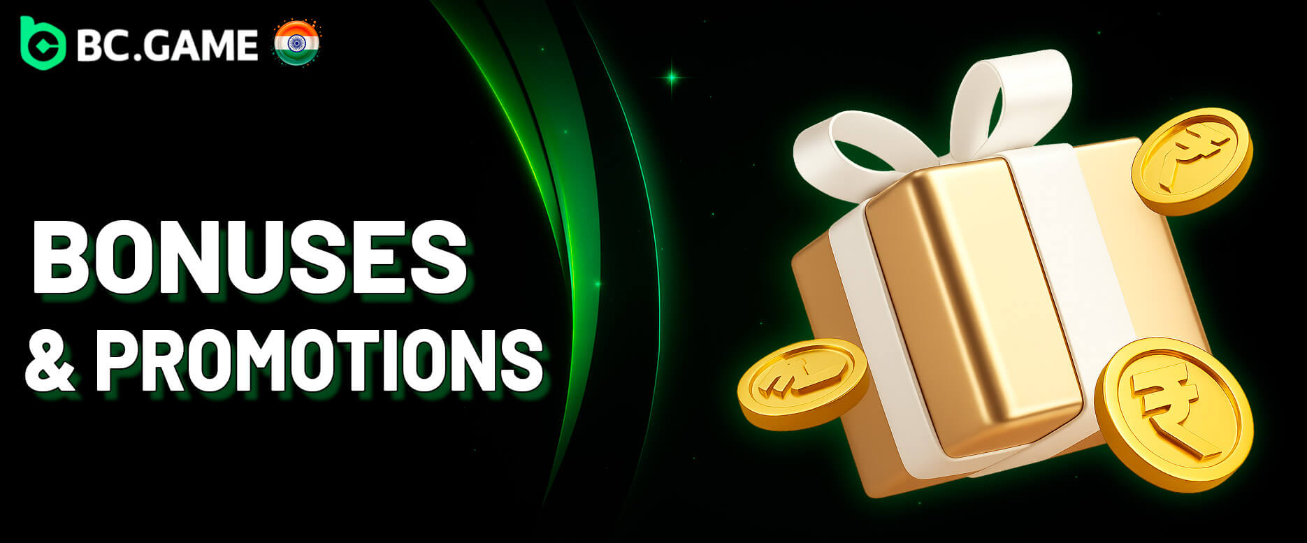 Gift icons representing BC Game app bonuses